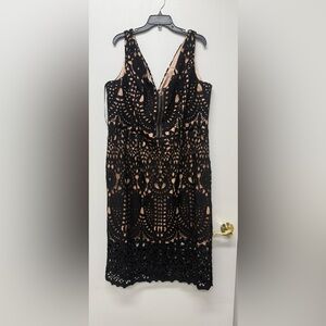 Elegant Black Lace Dress